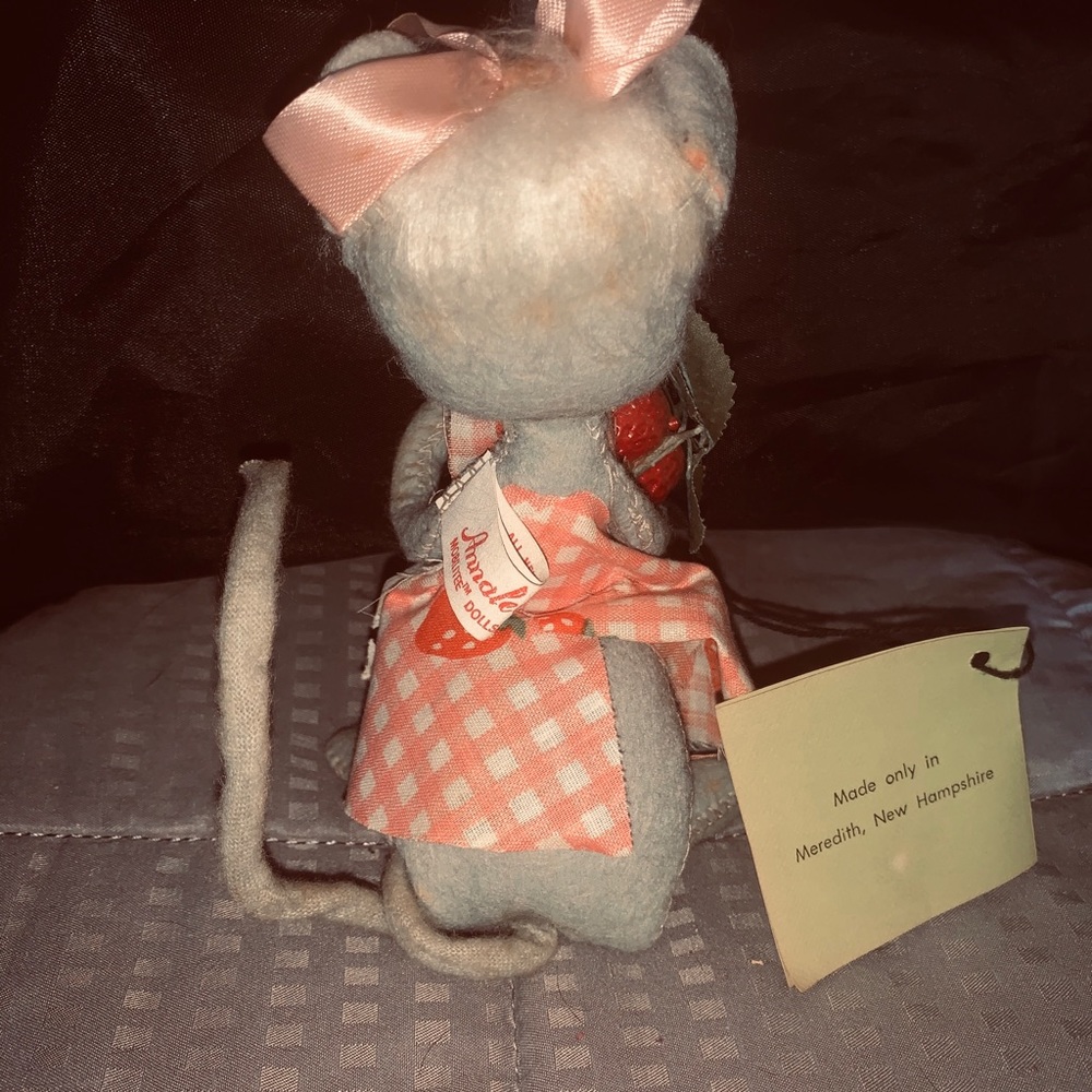 🐭 Vintage Strawberry 🍓 Mouse Annalee Doll 🐭 - Picture 4 of 5
